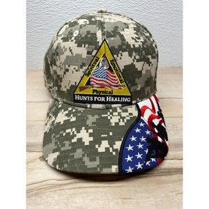 Rock Point Freedom Hunts For Healing Camouflage US Flag Baseball Cap